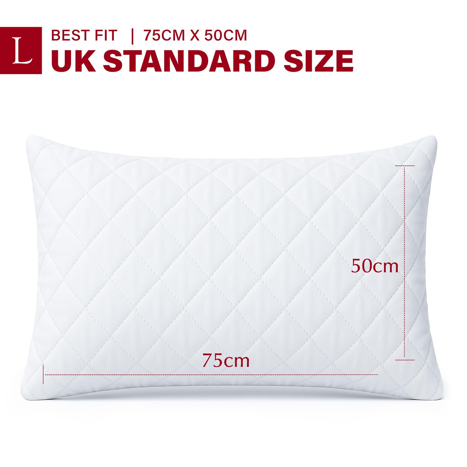 Lakhmaali Pillow Protectors Pack 4