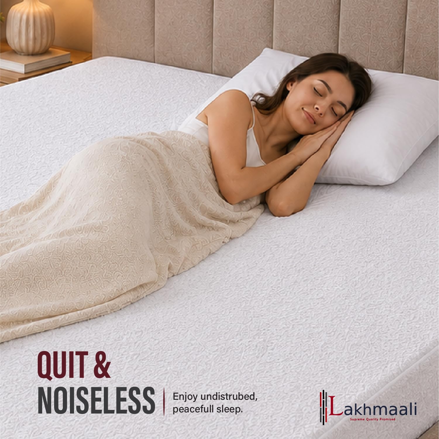 Lakhmaali - Cot Bed Mattress Protector 70x140 - Hypoallergenic, Anti Dust, Anti Mite Cot Bed Mattress Protector - Noiseless Waterproof