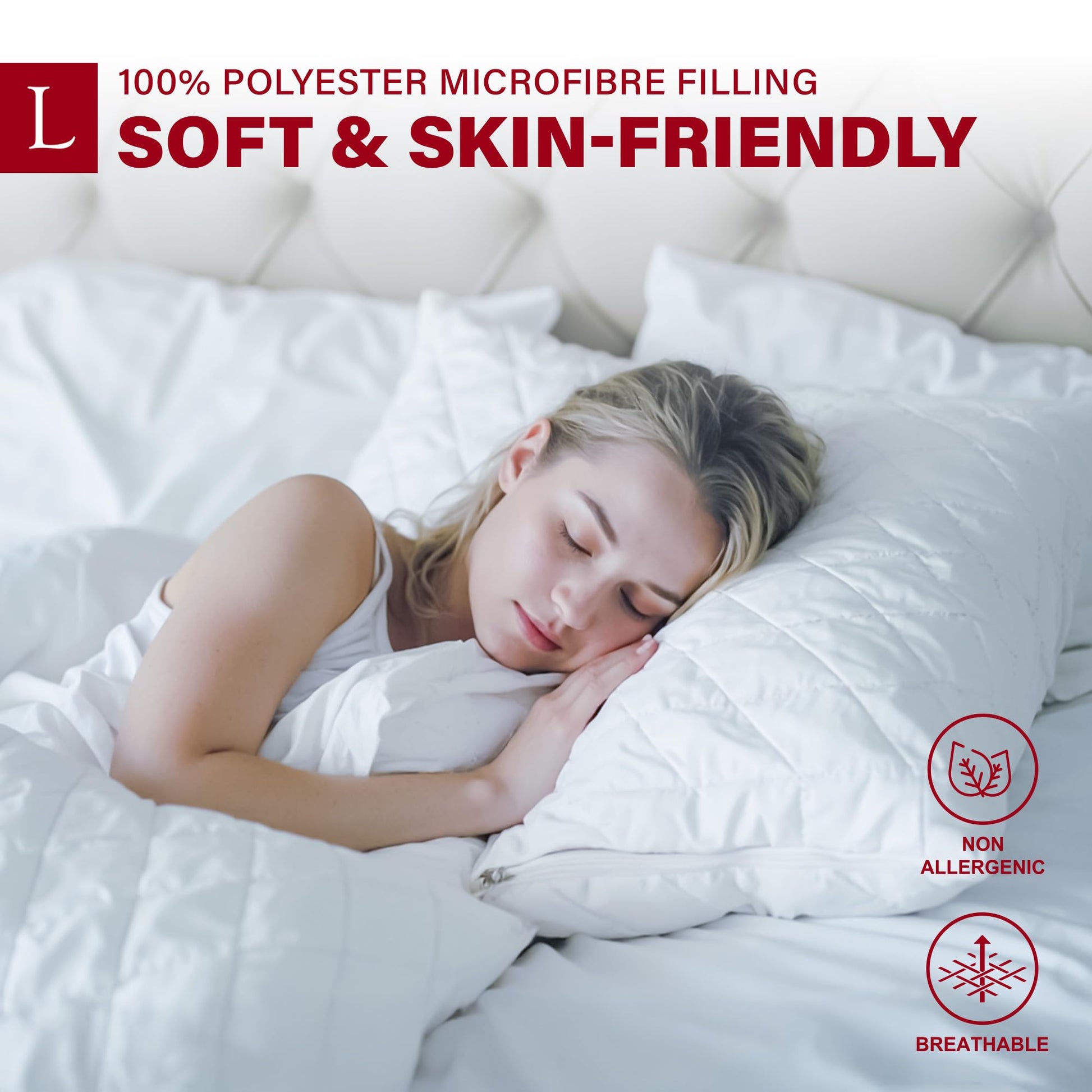 Lakhmaali Pillow Protectors Pack 4