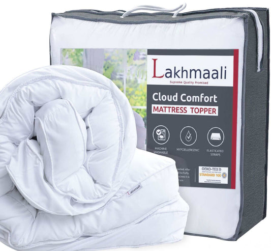 Lakhmaali Premium Quality Extra Thick Mattress Toppers